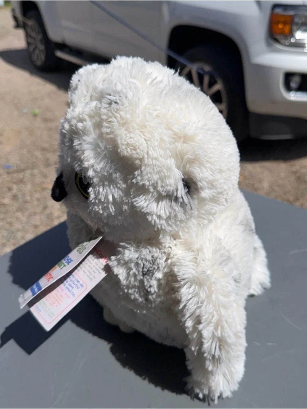 White Snowy Owl Plush Toy - Soft Eco-Friendly Stuffed Animal